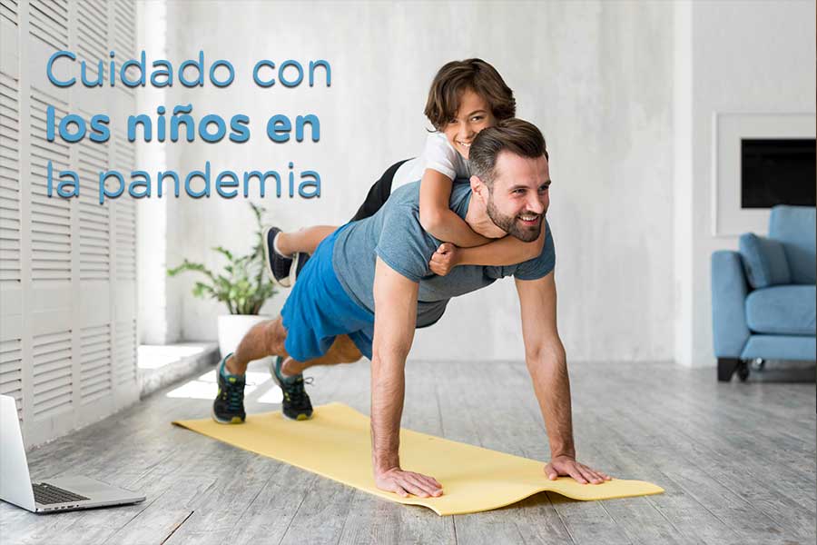 cuidado con los niños en la pandemia